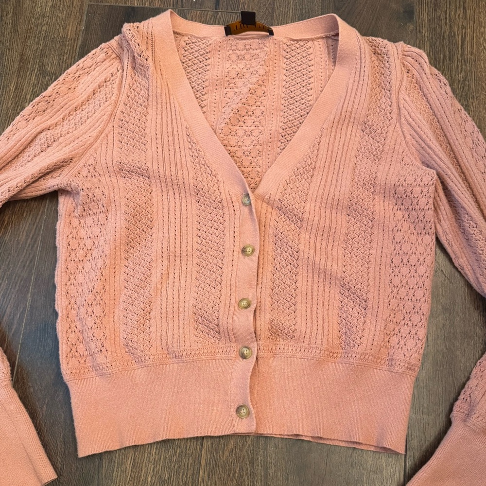 Truth Women's Pink Cardigan Sweater